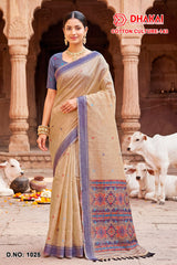 Cotton Culture-143 Cotton Designer Saree - 4 Pcs Wholesale Set