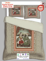 Digital Grazia Super King Size Bedsheet-2