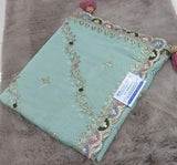 Wholesale Designer Organza Fabric with Fancy Work & Border 5 Pcs Ser-M.R. Saree Emporium