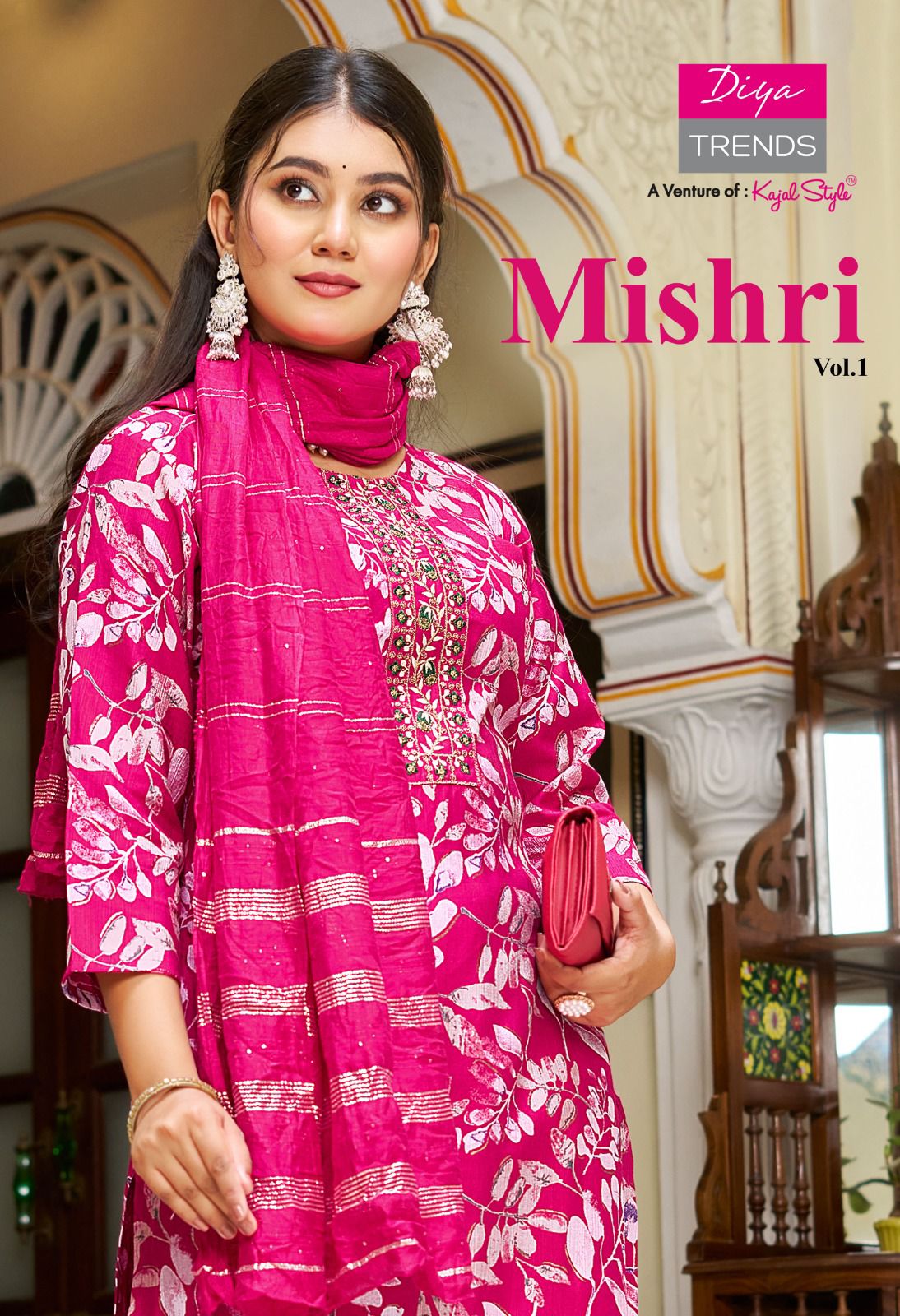 Mishri Vol.1 – Straight Kurti with Pant & Dupatta Set – 10 Designs – M.R. Saree Emporium