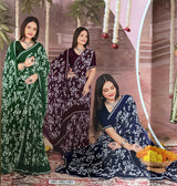 EkStree Gajal Vol-02 Weightless Saree 8 Pcs Set - Daily Wear Printed Sarees Wholesale - M.R. Saree Emporium