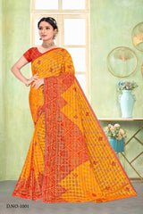 Cocknet Fabric Solo Pattern Printed Saree – Colourful Traditional Collection (8 Pcs Set)-M.R.Saree Emporium