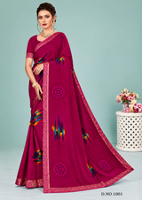 Ek Stree Arpana Georgette Saree Collection - Designer Printed Saree 8 Pcs Set