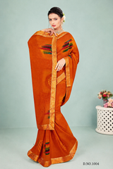 Ek Stree Arpana Georgette Saree Collection - Designer Printed Saree 8 Pcs Set