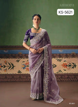 Premium Fancy Designer Saree with Hand Work & Embroidery Blouse