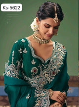 Premium Fancy Designer Saree with Hand Work & Embroidery Blouse