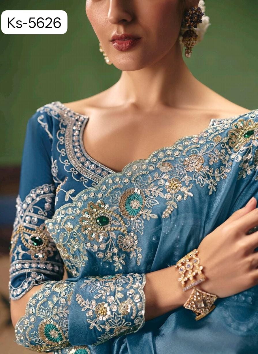 Kimora Shringar Pure Fancy Designer Saree Collection - 9 Pcs Wholesale Set