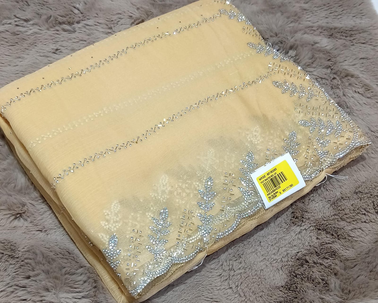 Designer Fancy Chiffon Saree – 5 Pcs Set | M.R. Saree Emporium