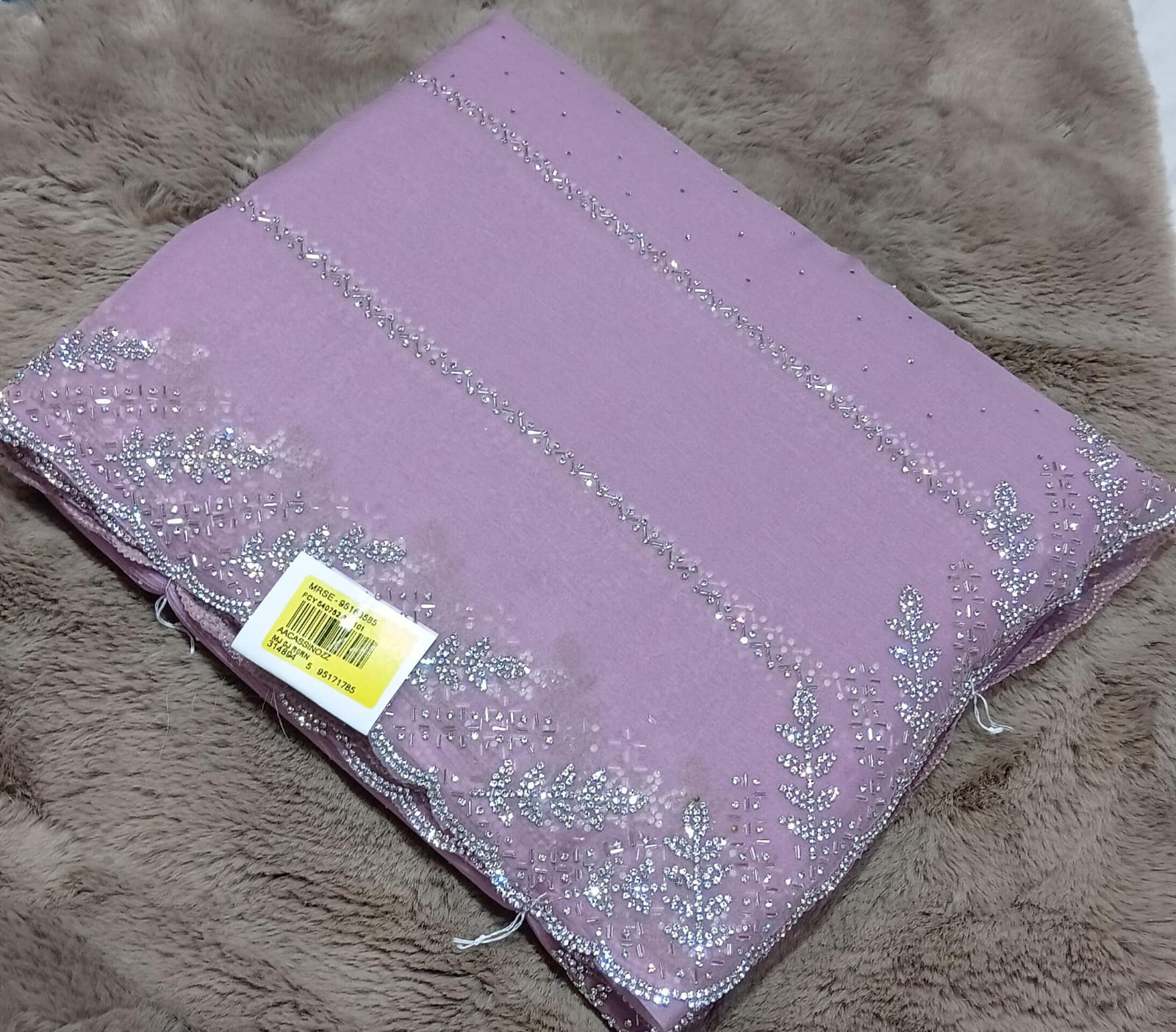 Designer Fancy Chiffon Saree – 5 Pcs Set | M.R. Saree Emporium