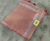 Fancy Fendy Satin Saree with Designer Border – 6 Pcs Set Premium Party Wear M.R. Saree Emporium