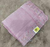 Fancy Jimmy Choo Fabric Saree with Designer Border – 5 Pcs Set -Premium Party Wear -M.R. Saree Emporium