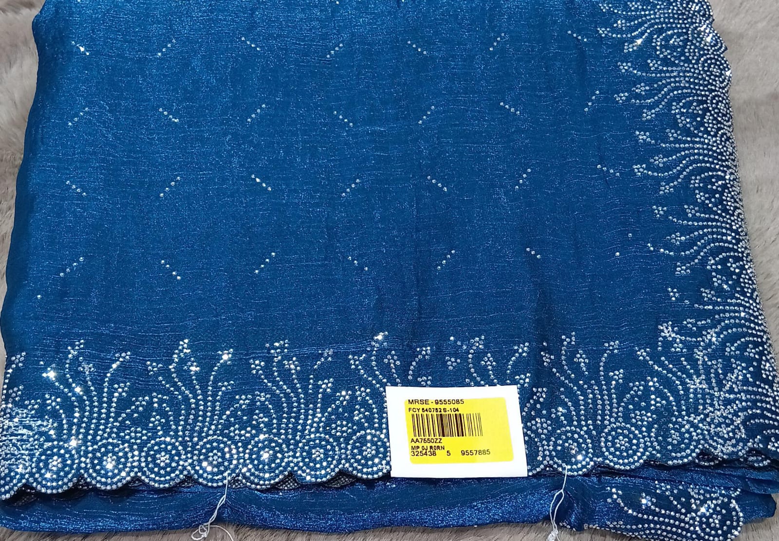 Jimmy Choo Fancy Fabric with Stylish Border 6 Pcs Set-M.R. Saree Emporium