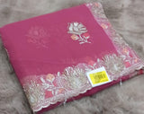 Designer Fancy Chiffon Saree with Elegant Embroidery 5 pcs set – M.R. Saree Emporium