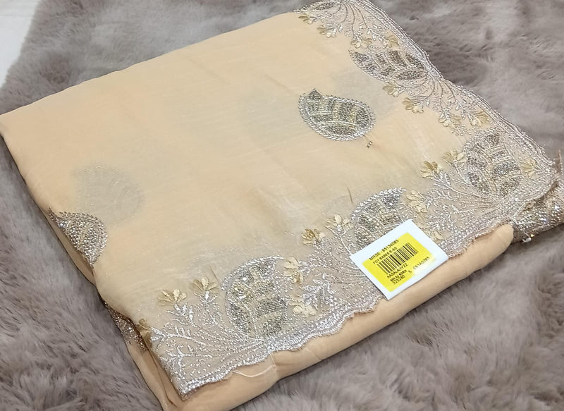 Designer Fancy Fendy Saree with Elegant Embroidery 5 pcs set – M.R. Saree Emporium