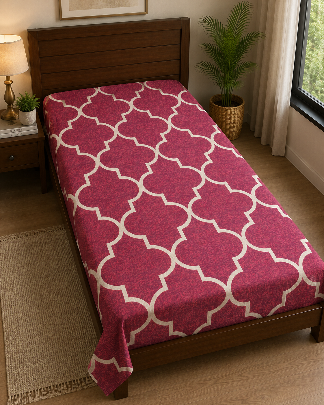 Floral Printed Bedsheet - Stylish Modern Bedroom Collection