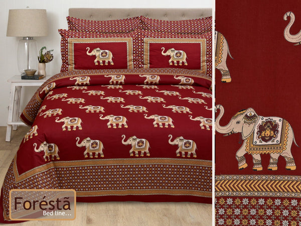 Foresta Double Bed Bedsheet-4