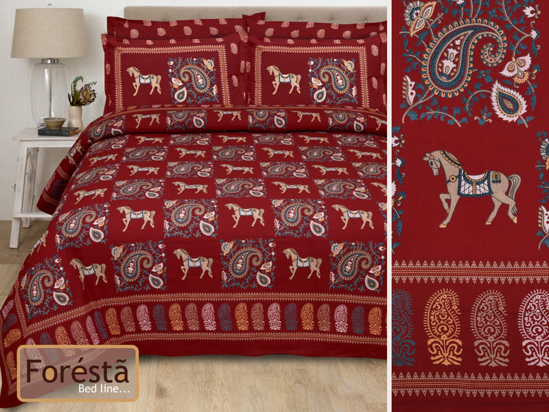 Foresta Double Bed Bedsheet-6