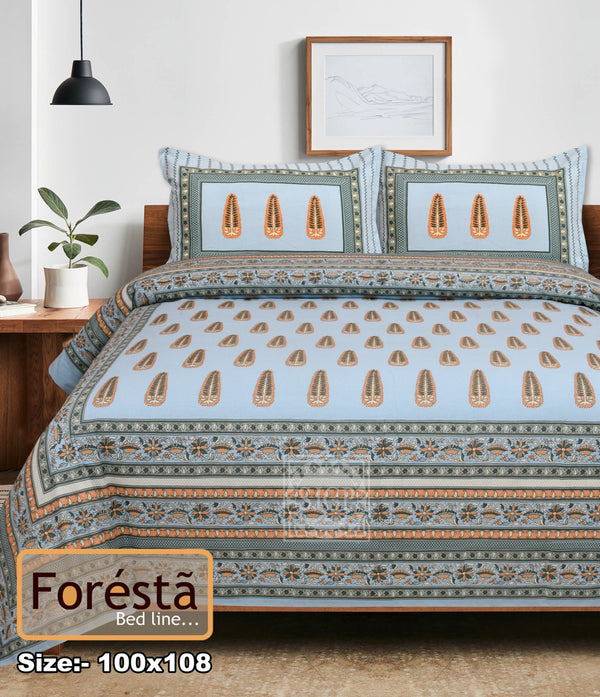 Foresta Double Bed Bedsheet-11