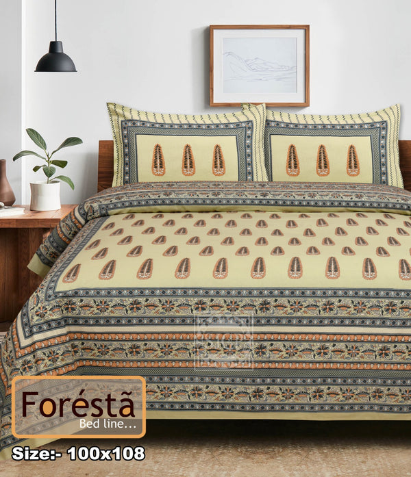 Foresta Double Bed Bedsheet-12