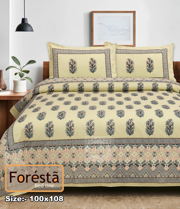 Foresta Double Bed Bedsheet-13