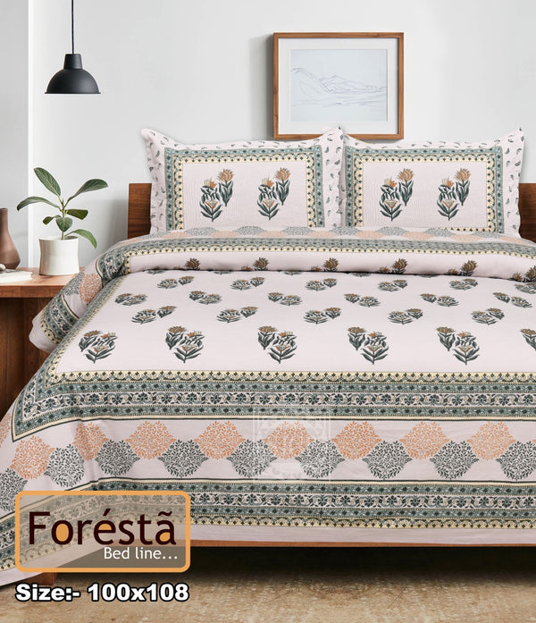 Foresta Double Bed Bedsheet-15