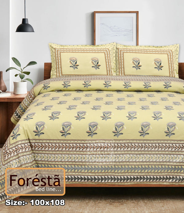 Foresta Double Bed Bedsheet-16