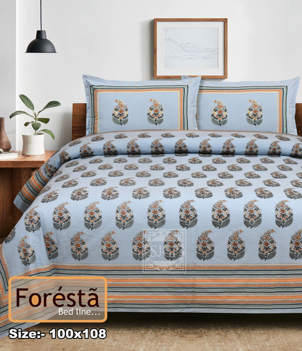 Foresta Double Bed Bedsheet-18