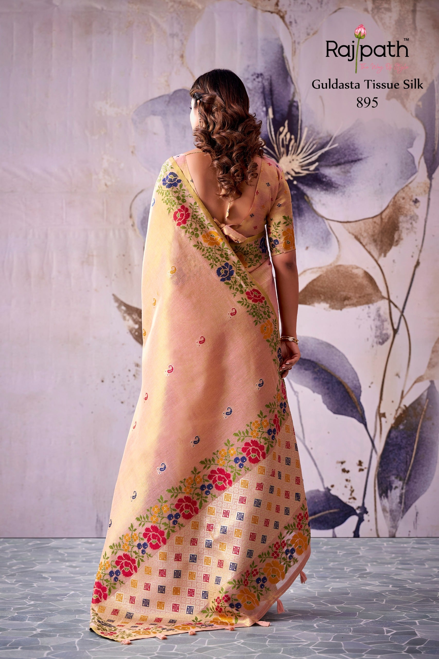 Designer Tissue Silk Saree - Festive & Wedding Wear