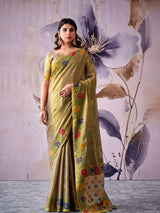 RajPath Fabrics GULDASTA 6 Pcs Set Tissue Silk Saree