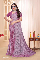 Gajani Printed Saree Collection – 6 Pcs Set-Women Daily & Office Wear Sarees – M.R. Saree Emporium
