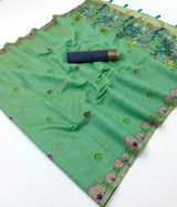 RajYog RajMata Hansini Soft Chanderi Silk Saree - Pallu Weaving