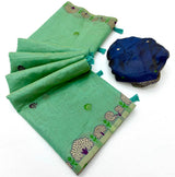 RajYog RajMata Hansini Soft Chanderi Silk Saree - Pallu Weaving