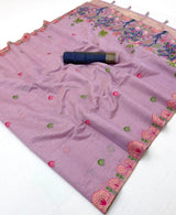 RajYog RajMata Hansini Soft Chanderi Silk Saree - Pallu Weaving