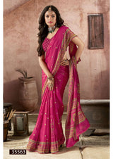 Ihanvi Vol-3 Fancy Print Saree – Swarovski Work M.R. Saree Emporium