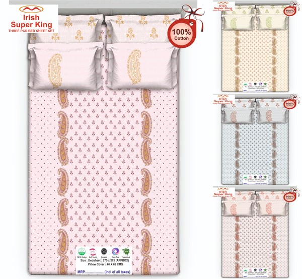 Iris Super King Bedsheet