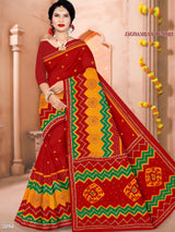 Jagdamba Chundri Cotton Fancy Printed Saree – M.R. Saree Emporium