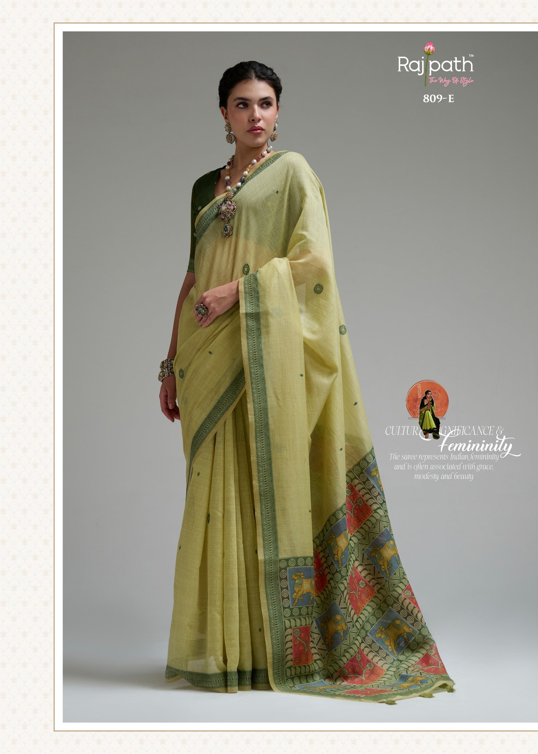 Jamdani Cotton Saree Vol-4 - 6 Pcs Set.