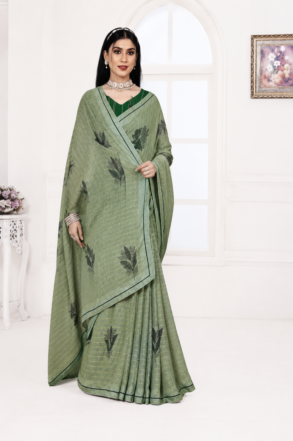 Ek Stree Jharokha Vol-02 Georgette Saree 8 Pcs Set