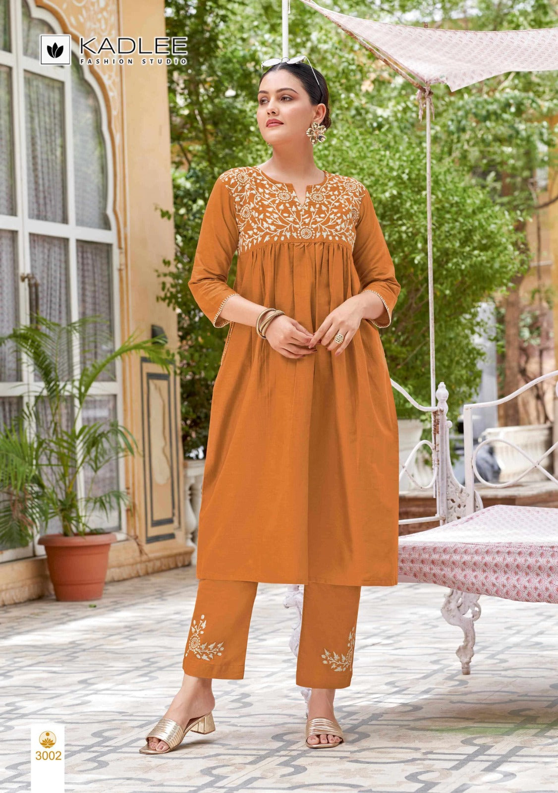 Kadlee Morpankh Rayon Flex Kurti Pant Set 6 Pcs Wholesale