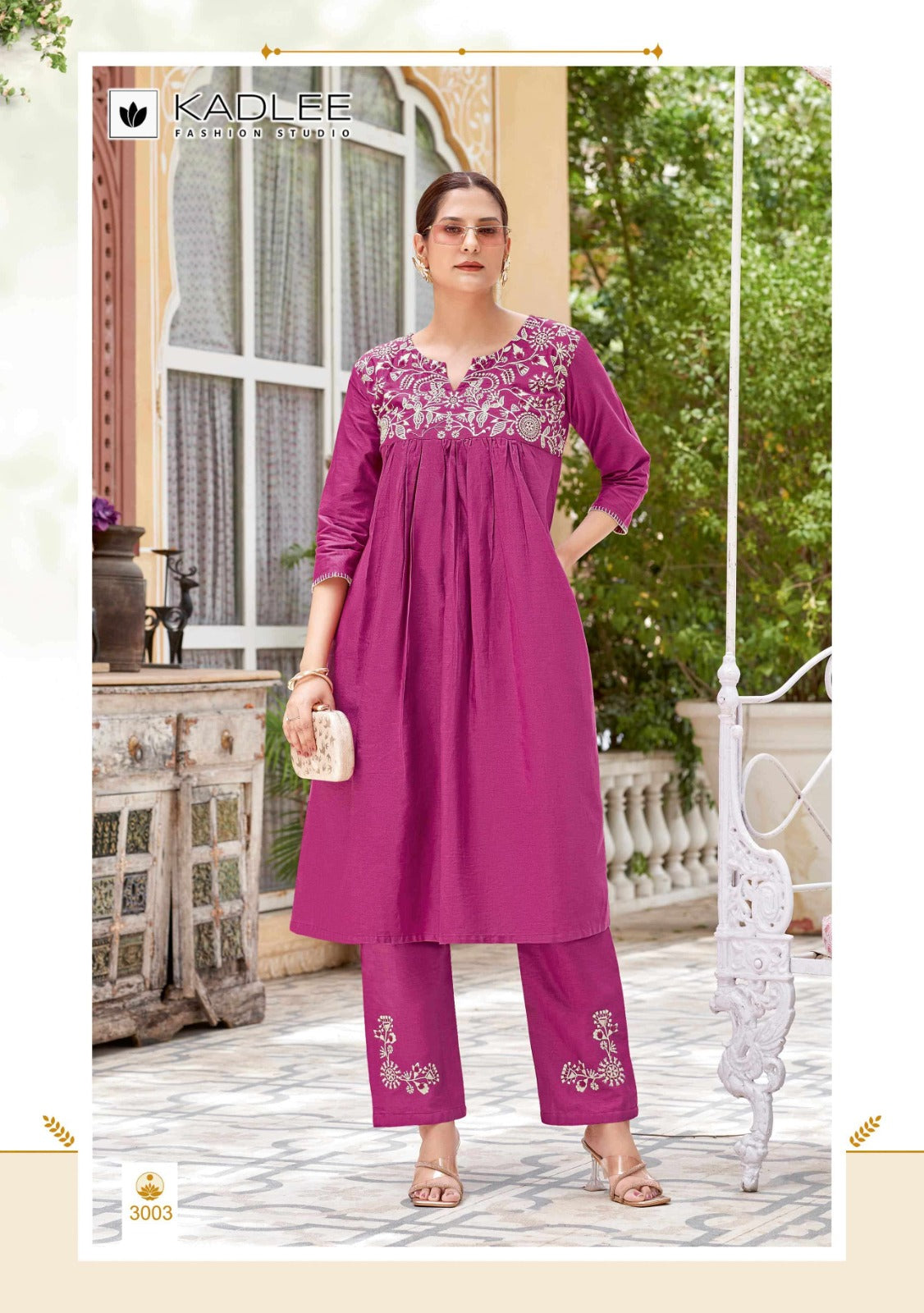 Kadlee Morpankh Rayon Flex Kurti Pant Set 6 Pcs Wholesale