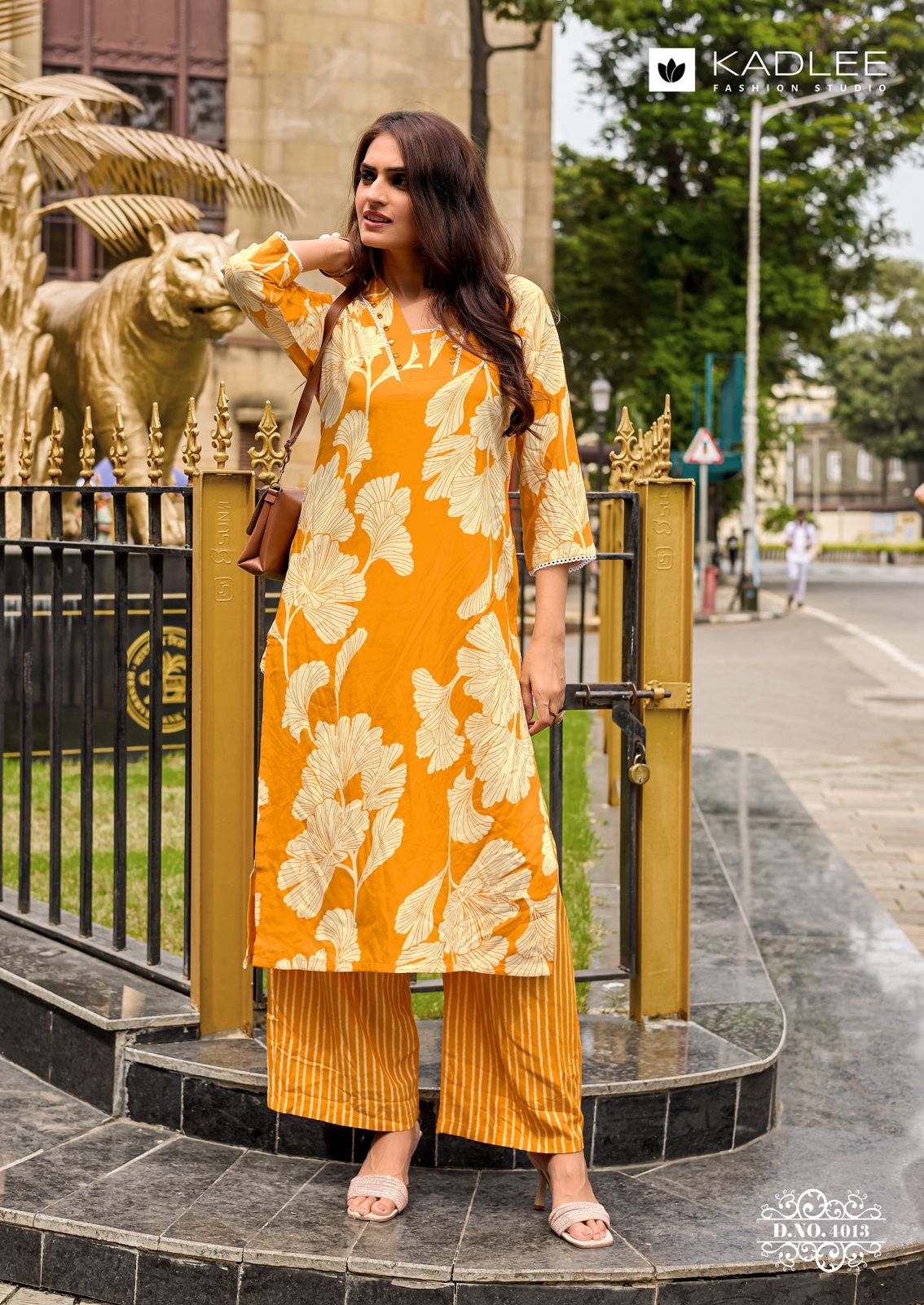 Kadlee Rangoli Vol-3 - Rayon Printed Kurti With Bottom 6 PCS Set Collection - Casual Daily Wear Co-Ord Set By M.R. Saree Emporium