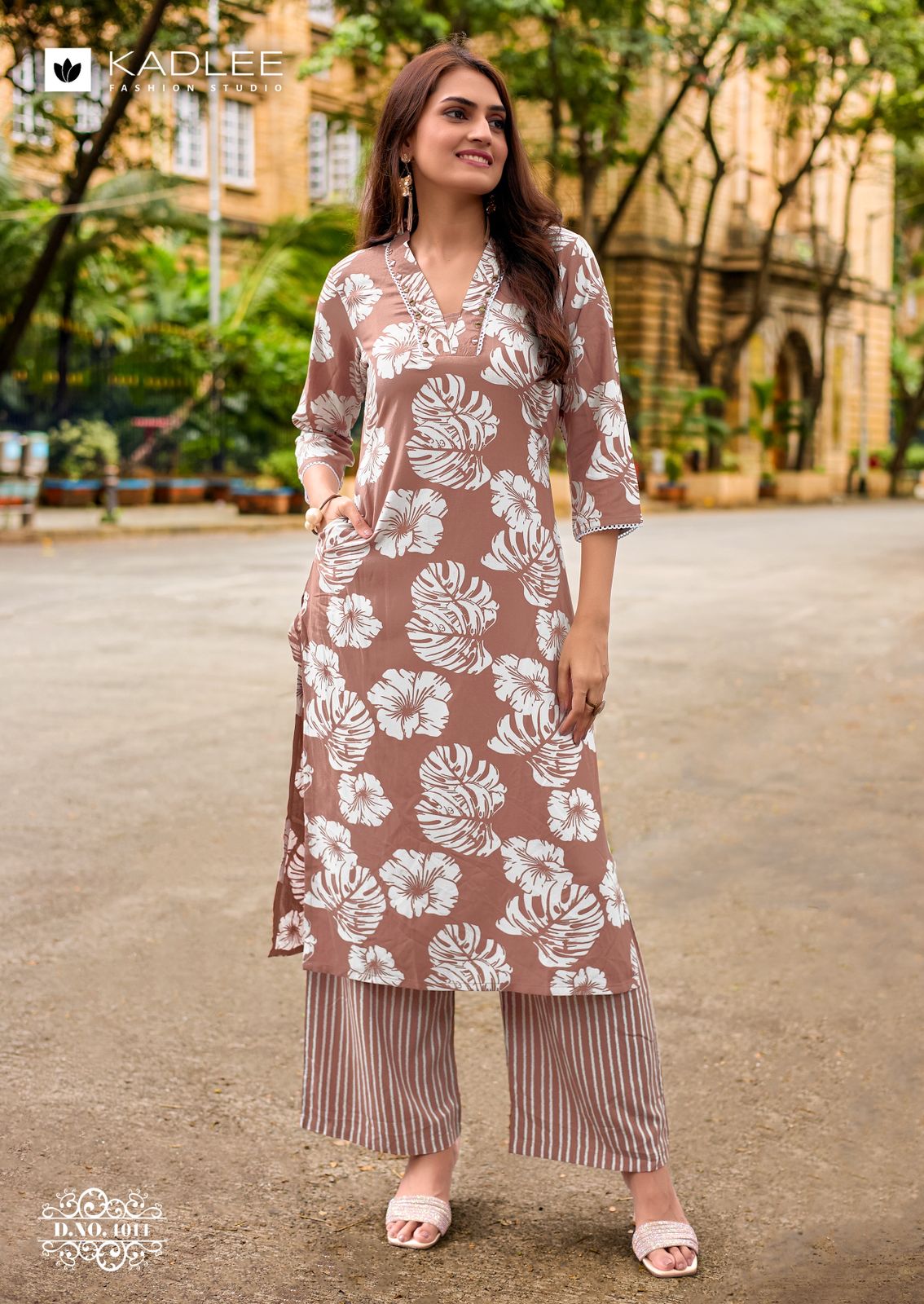 Kadlee Rangoli Vol-3 - Rayon Printed Kurti With Bottom 6 PCS Set Collection - Casual Daily Wear Co-Ord Set By M.R. Saree Emporium