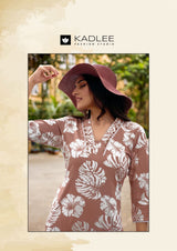 Kadlee Rangoli Vol-3 - Rayon Printed Kurti With Bottom 6 PCS Set Collection - Casual Daily Wear Co-Ord Set By M.R. Saree Emporium