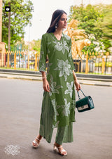 Kadlee Rangoli Vol-3 - Rayon Printed Kurti With Bottom 6 PCS Set Collection - Casual Daily Wear Co-Ord Set By M.R. Saree Emporium