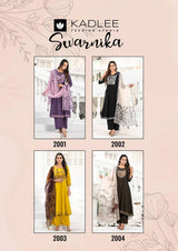 Kadlee Swarnika - Fancy Rayon Kurti Bottom With Dupatta 4 PCS Set Collection - Designer Daily & Festive Wear By M.R. Saree Emporium