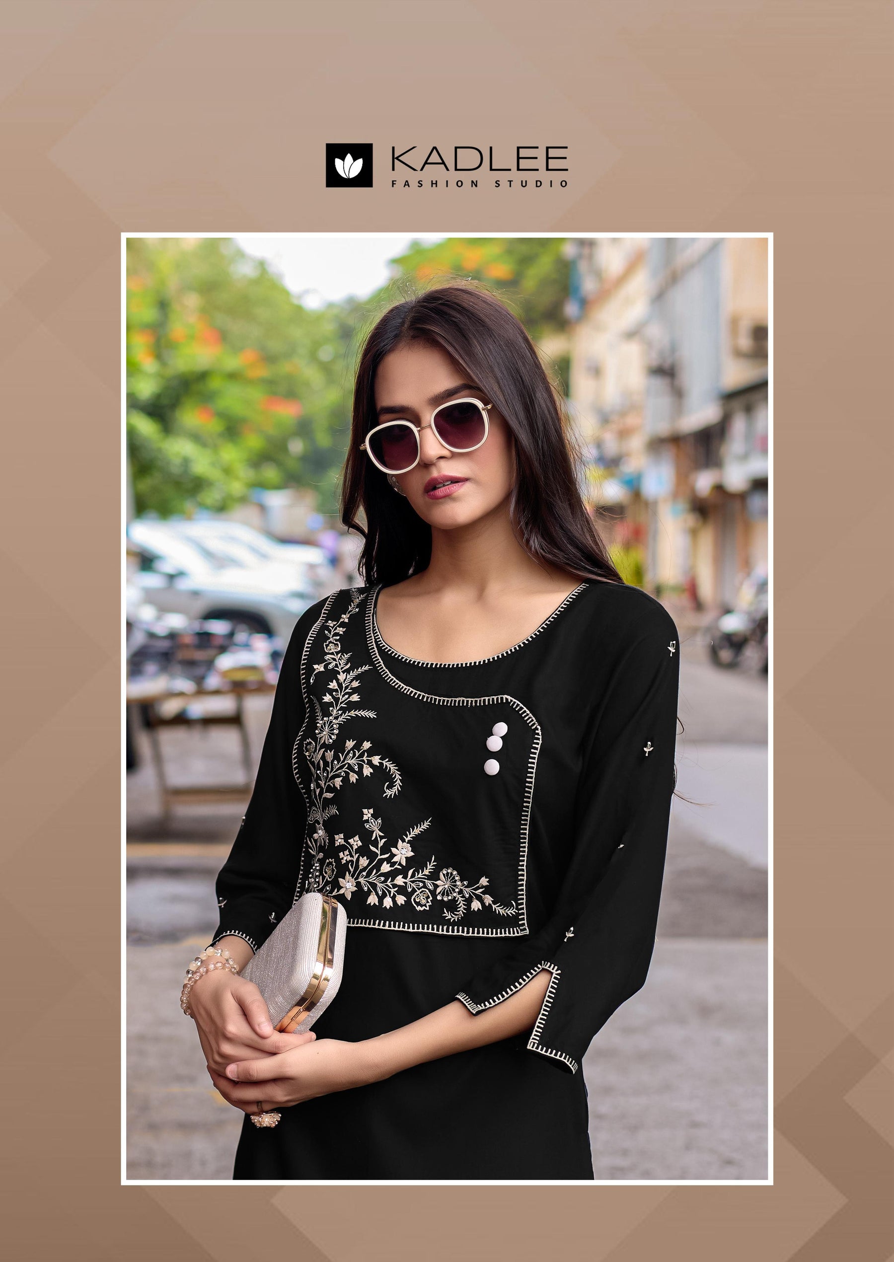 Kadlee Yashvi - Rayon Thread Work Casual Wear Kurti Collection 6 PCS - Daily Wear Stylish Kurtis By M.R. Saree Emporium