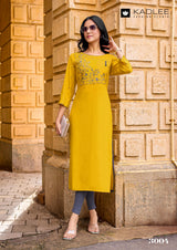Kadlee Yashvi - Rayon Thread Work Casual Wear Kurti Collection 6 PCS - Daily Wear Stylish Kurtis By M.R. Saree Emporium