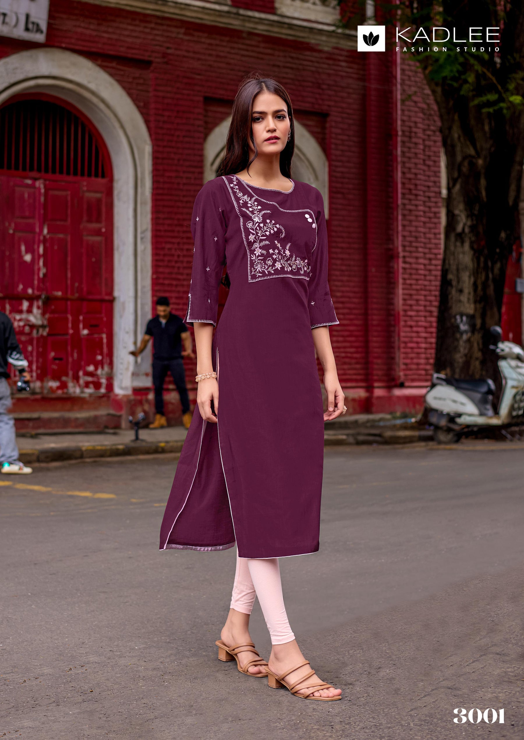 Kadlee Yashvi - Rayon Thread Work Casual Wear Kurti Collection 6 PCS - Daily Wear Stylish Kurtis By M.R. Saree Emporium