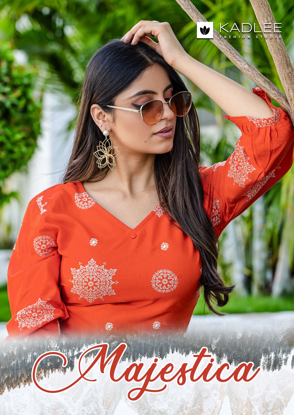 Majestica Design 6 Premium Rayon Printed Kurti Pant Set – Stylish Daily & Office Wear-M.R. Saree Emporium