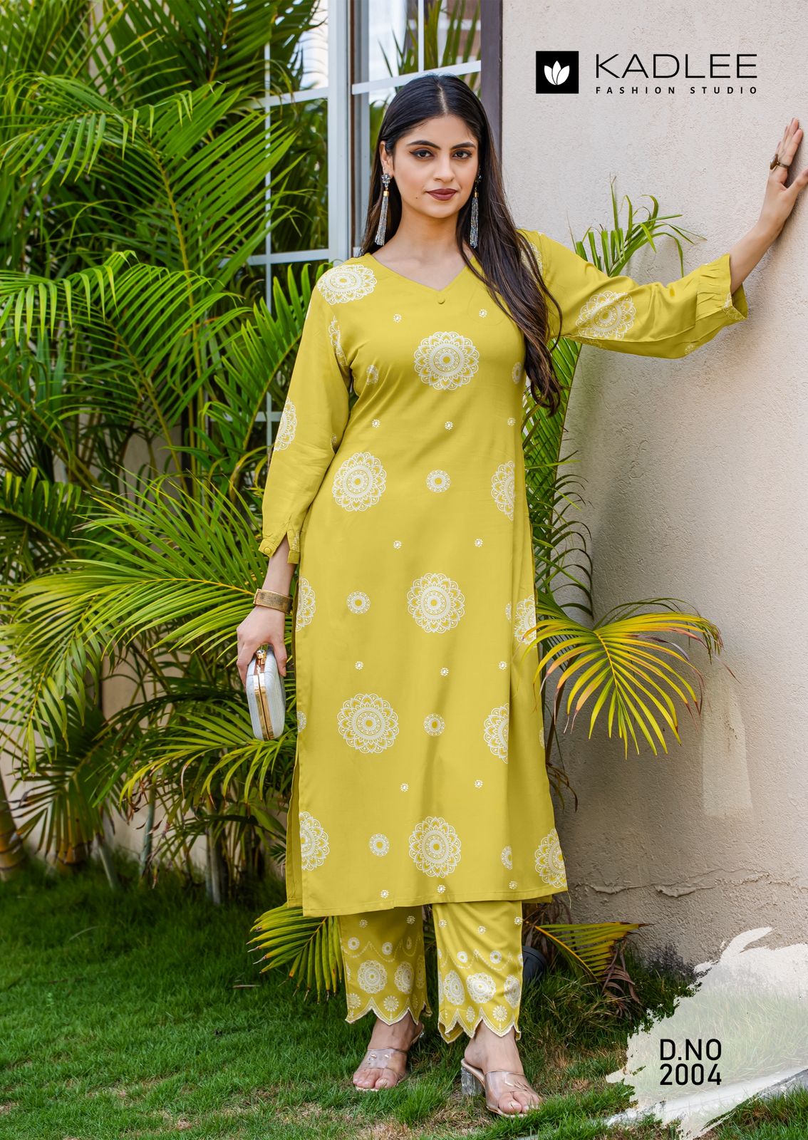 Majestica Design 6 Premium Rayon Printed Kurti Pant Set – Stylish Daily & Office Wear-M.R. Saree Emporium